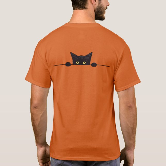 Peer-Katze T-Shirt (Rückseite)