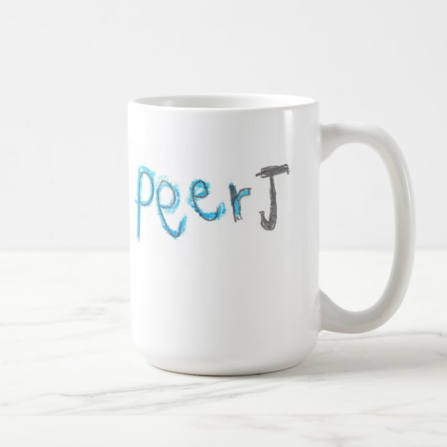 PeerJ Tasse mit Kinderlogo (Rechts)