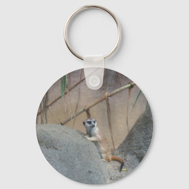 Peerkat Meerkat Schlüsselanhänger (Vorderseite)