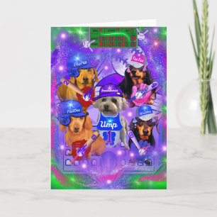 PeeWee Baseball Grußkarte Karte