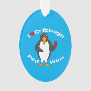 Peg-Wins-Cribage Ornament