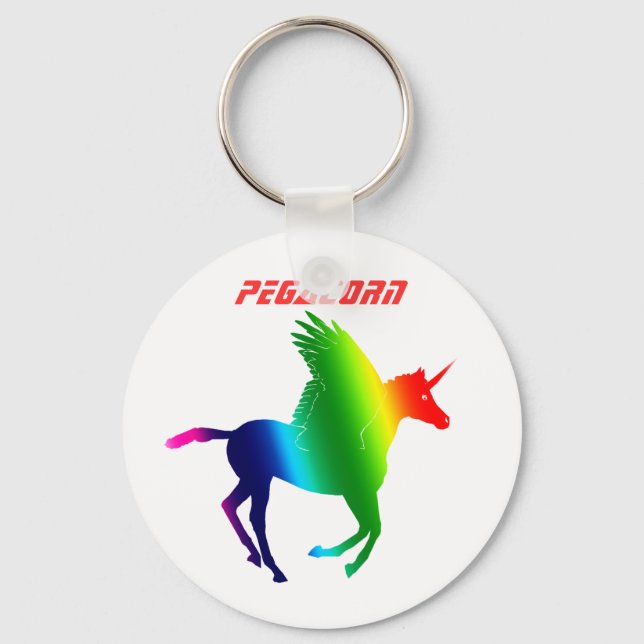" PEGACORN " SCHLÜSSELANHÄNGER (Vorderseite)