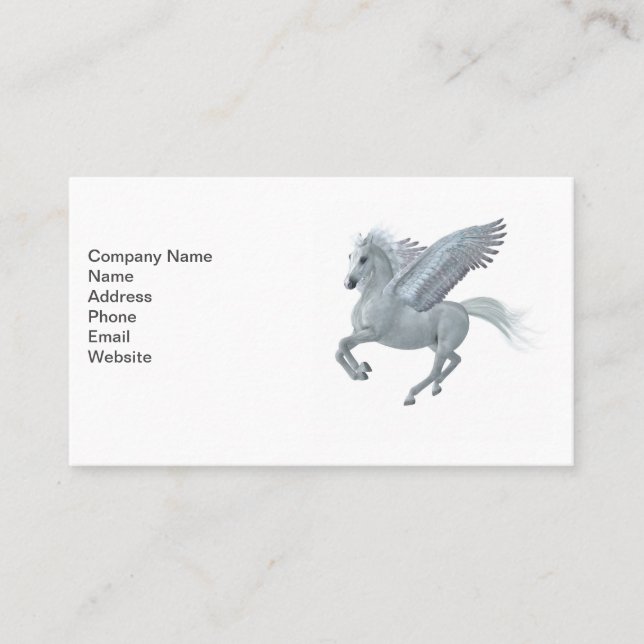 Pegasus - Auslösung der Visitenkarte (Vorderseite)