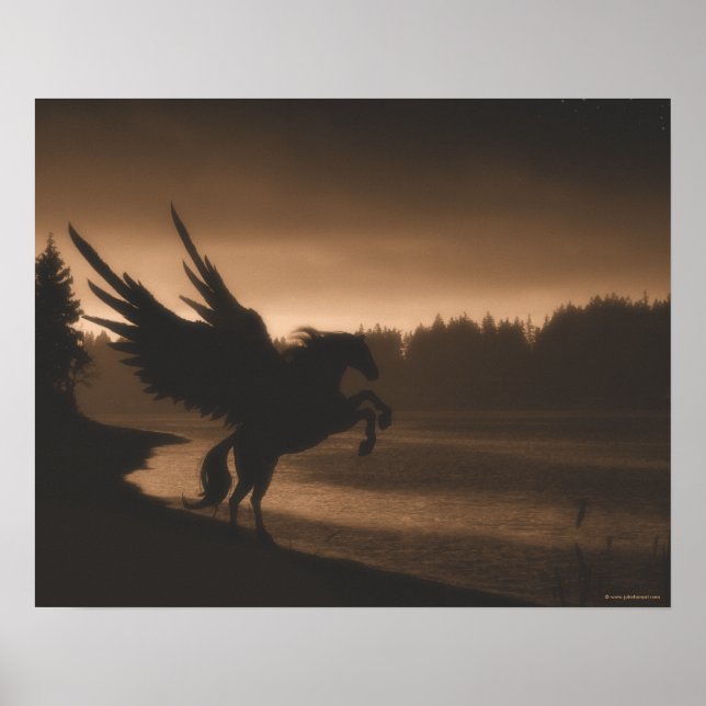 Pegasus Canvas Print Poster (Vorne)