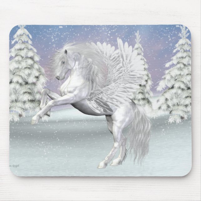 Pegasus, das geflügelte Pferd. Mousepad (Vorne)