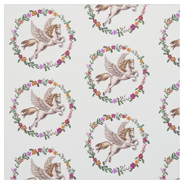 Pegasus das Winged Pferd der griechischen Stoff (Muster)