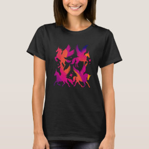 Pegasus Einhörner Pferde Mythische Kreaturen Pegas T-Shirt