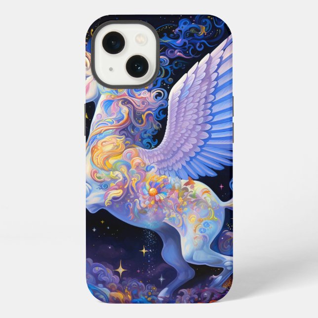 Pegasus Fantasy Art iPhone Hülle (Rückseite)