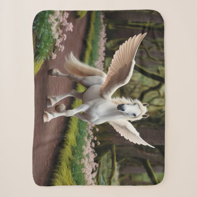 Pegasus Filly auf dem Waldweg Sherpadecke (Vorderseite)