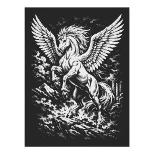 Pegasus — Geflügelter Herold des Sturms Poster