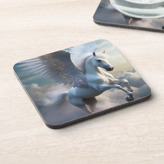 Pegasus Getränkeuntersetzer (Linke Seite)