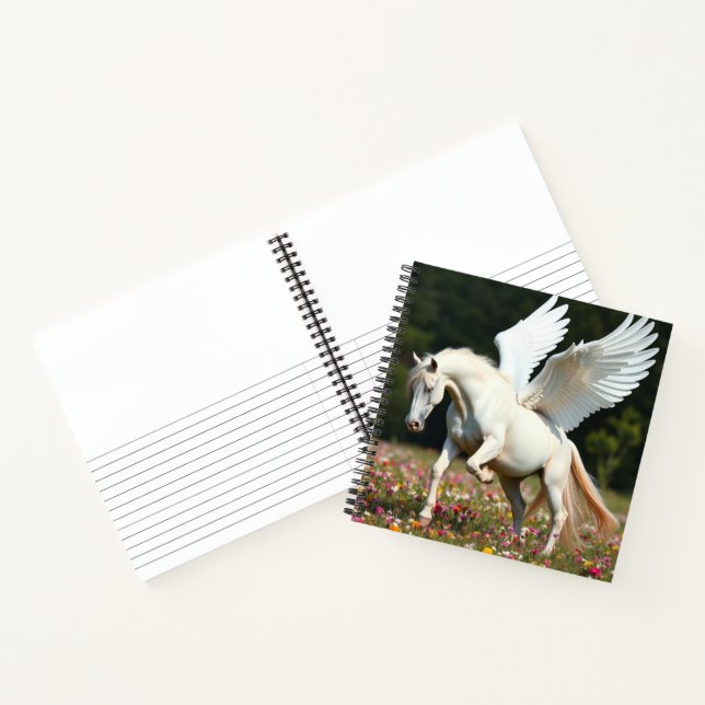 Pegasus Hardcover Notizbuch (Innenseite)