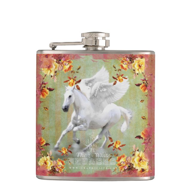 Pegasus II - Flasche Flachmann (Vorderseite)