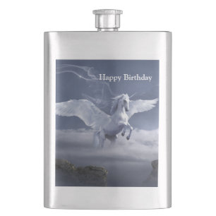 Pegasus im Flug    Flachmann