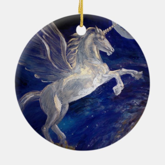Pegasus Keramik Ornament (Hinten)