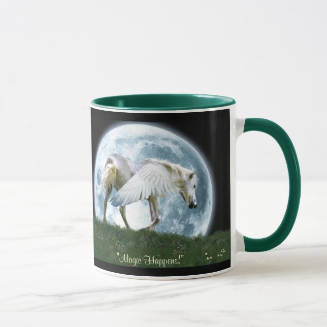 PEGASUS & MOON Fantasy Art Tasse (Rechts)
