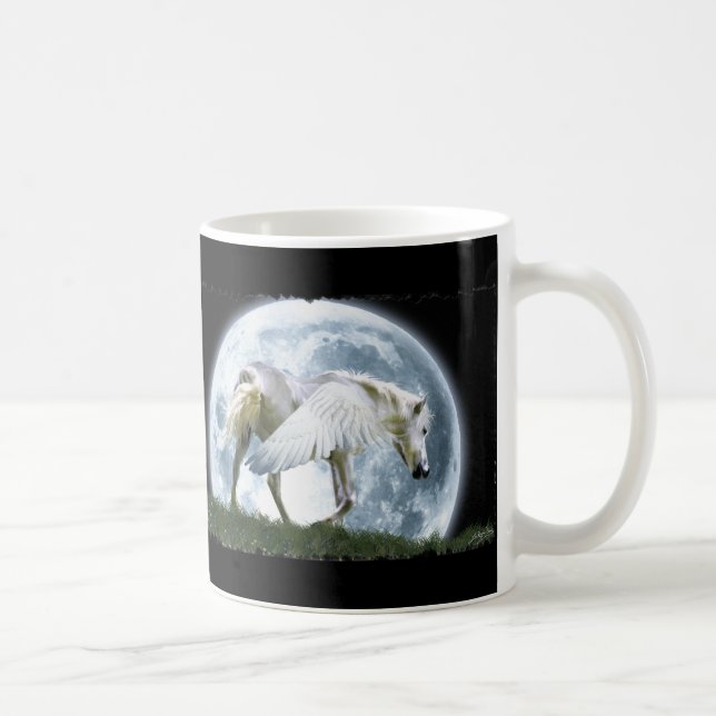 Pegasus & Moon Imaginaire Art Boire Mug (Droite)