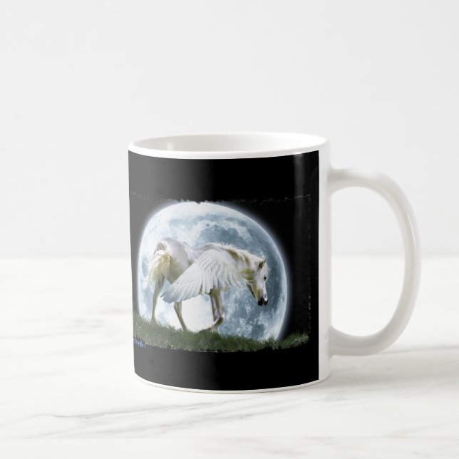 Pegasus & Moon Imaginaire Art Boire Mug (Droite)