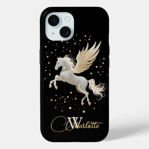 Pegasus Mystique: Celestial Elegance in Gold Case-Mate iPhone Hülle