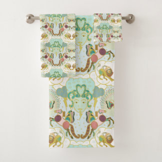 Pegasus Mythomorphosis With Medusa and Chimera Badhandtuch Set