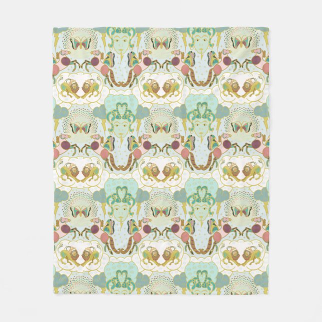 Pegasus Mythomorphosis With Medusa and Chimera Fleecedecke (Vorderseite)