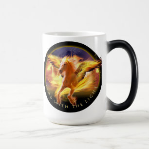 Pegasus Pferd "LEAD WITH THE LIGHT" Verwandlungstasse