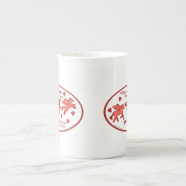 Pegasus Posse Ruby Reunion Bone China  Prozellantasse