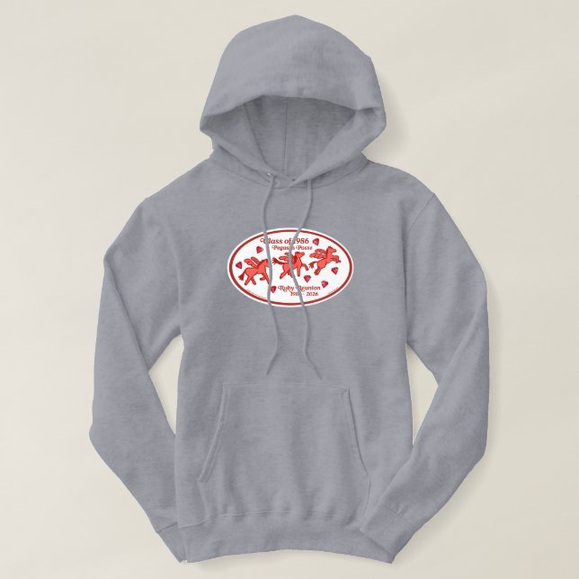 Pegasus Posse Ruby Wiedervereinigung Hoodie (Design vorne)