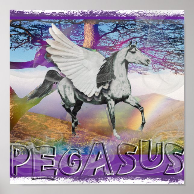 PEGASUS POSTER - CHEVAL DES DIEUX (Devant)