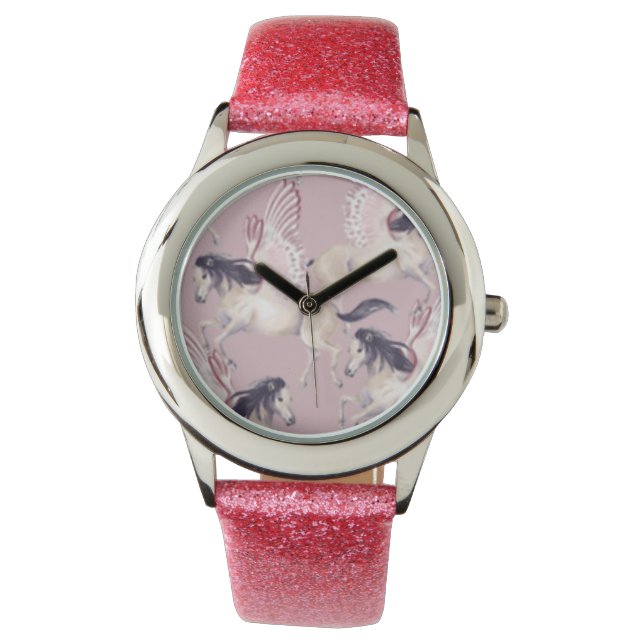 Pegasus-Schmuckuhr Armbanduhr (Vorderseite)