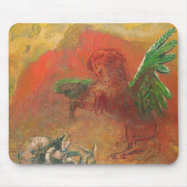 Pegasus triumphierend mousepad (Vorne)