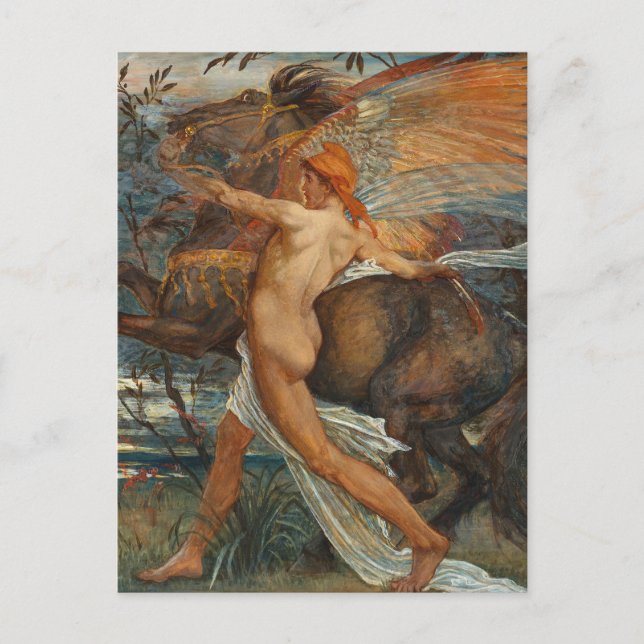 Pegasus | Walter Crane Postkarte (Vorderseite)