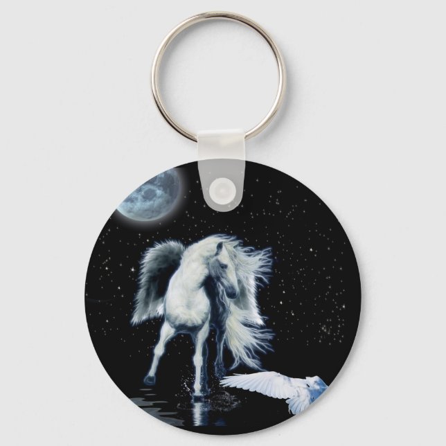 PEGASUS & WHITE RAVEN Collection Schlüsselanhänger (Vorderseite)