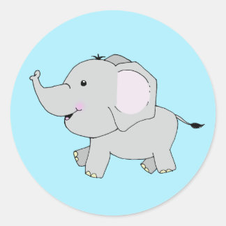 Pegatina Tengo un elefante Runder Aufkleber