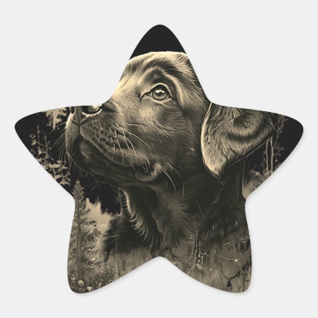 Pegatinas con forma de estrella  Stern-Aufkleber (Vorderseite)