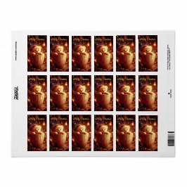 pegatinas de Navidad  Adressaufkleber