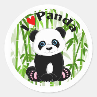 Pegatinas o Stickers de Oso Panda 