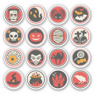 Pegatinas zirares de Halloween Sticker