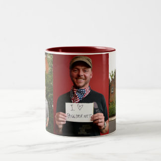 Peggster Bild-Tasse Zweifarbige Tasse