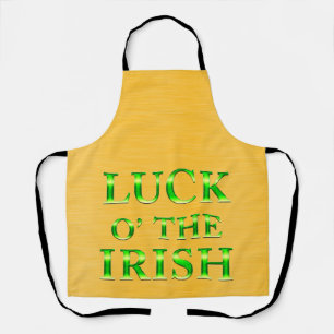 Peggy Ann All Over Yellow Gold St Patrick's Schürz Schürze