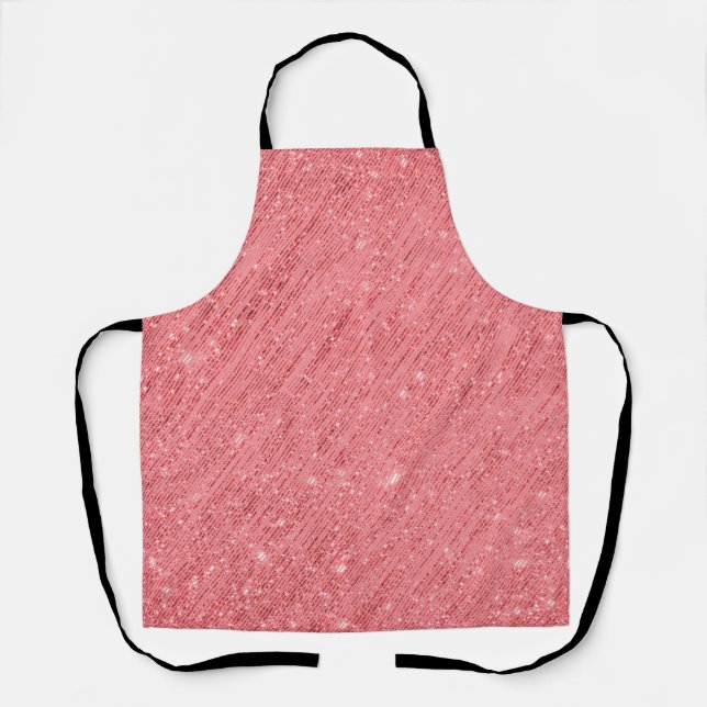 Peggy Ann Pink Kitchen Schürze (Vorderseite)