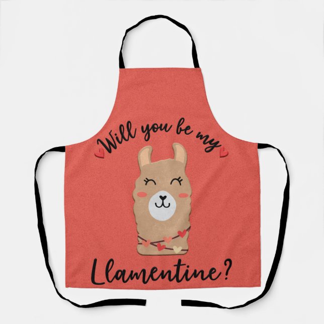 Peggy Ann wird meine llamentine Küchenküche Schürz Schürze (Vorderseite)