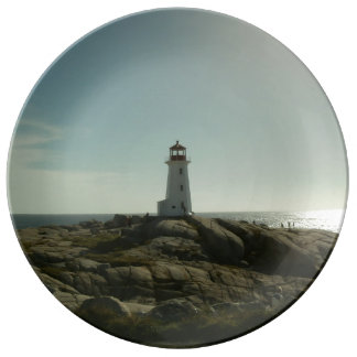 Peggy Bucht-Leuchtturm-dekorative Platte Porzellanteller