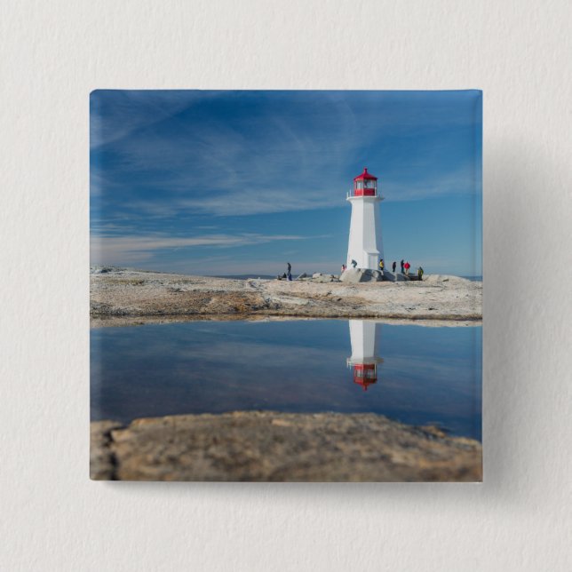 Peggy Bucht-Leuchtturm | Kanada Button (Vorderseite)
