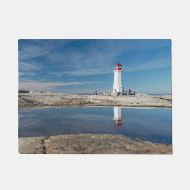 Peggy Bucht-Leuchtturm | Kanada Fußmatte (Vorderseite)