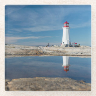 Peggy Bucht-Leuchtturm   Kanada Glasuntersetzer