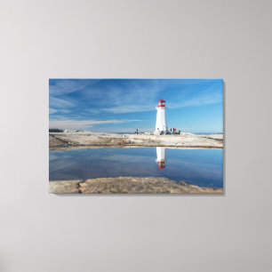 Peggy Bucht-Leuchtturm   Kanada Leinwanddruck