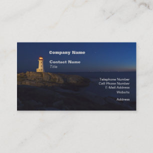 Peggy Bucht-Leuchtturm-Visitenkarten Visitenkarte
