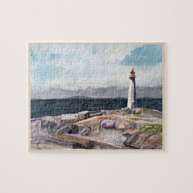 PEGGY BUCHT, NEUSCHOTTLAND,    AQUARELL (Horizontal)