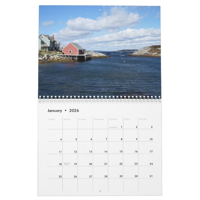 Peggy Bucht, Neuschottland Kalender (Jan 2026)